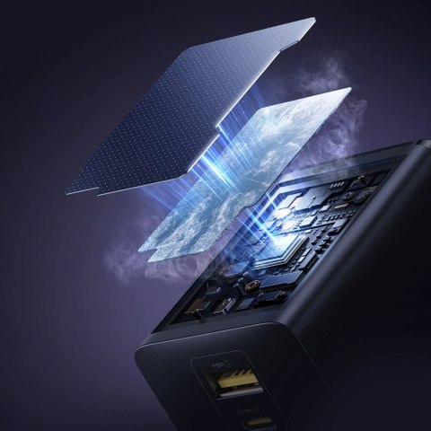 Ładowarka sieciowa USB-A USB-C EnerFill FE11 100W - czarna BASEUS