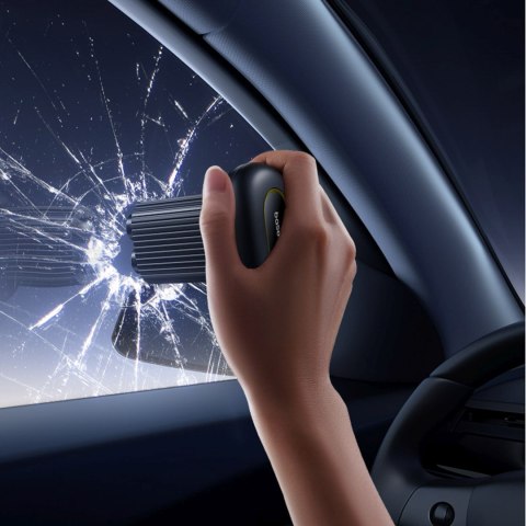 Młotek bezpieczeństwa awaryjny do wybicia szyby samochodowej z nożem do pasów BASEUS