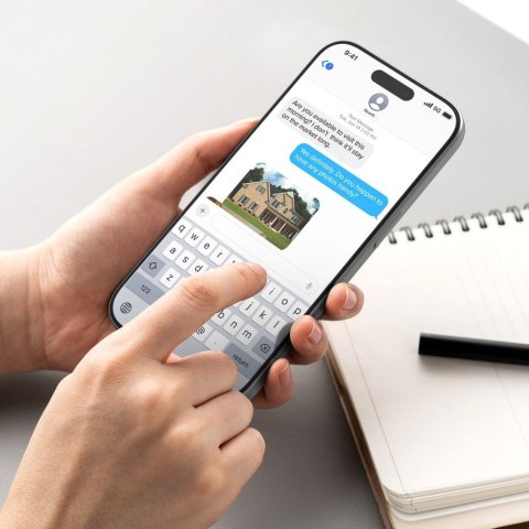 Szkło hartowane z aplikatorem na iPhone 17 Pro Max Easy Slide czarne - 2 szt. Ringke