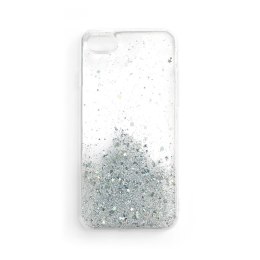 Błyszczące etui pokrowiec z brokatem Samsung Galaxy A22 4G Star Glitter przezroczysty WOZINSKY
