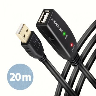 ADR-220 USB 2.0 A-M -> A-F aktywny kabel przedłużacz/wzmacniacz 20m AXAGON