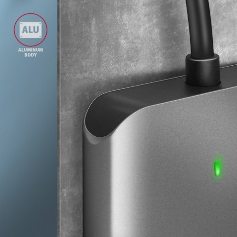 CRE-S3 Czytnik zewnętrzny kart USB-A 3. 2 GEN 1, 3-slot lun SD/microSD/CF, obsługa UHS-II AXAGON