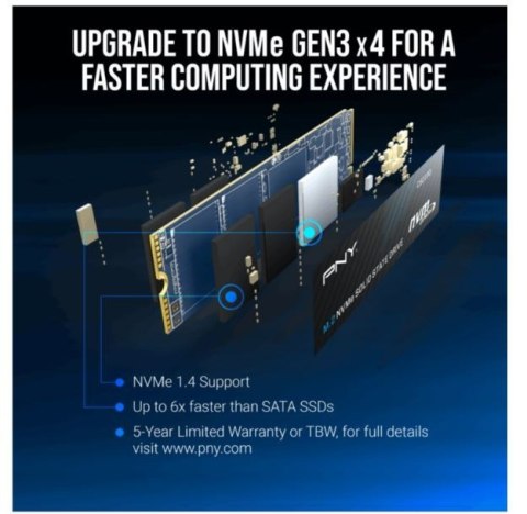 Dysk SSD 1TB M.2 2280 CS2230 M280CS2230-1TB-RB PNY