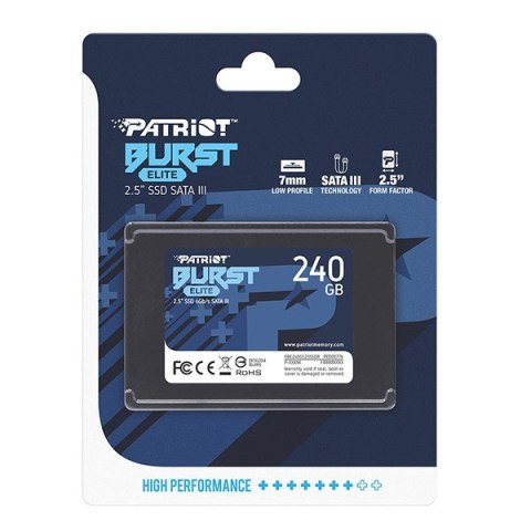 Dysk SSD 240GB Burst Elite 450/320MB/s SATA III 2.5 Patriot