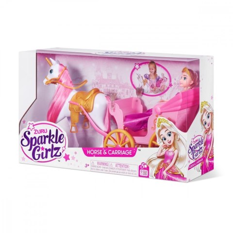Lalka Księżniczka 10.5 cala z karetą ZURU Sparkle Girlz