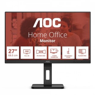 Monitor 27E3QAF 27 cali IPS HDMI DP Pivot Głośniki AOC