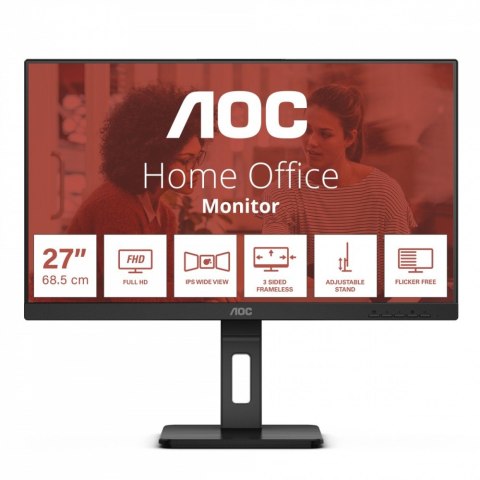 Monitor 27E3QAF 27 cali IPS HDMI DP Pivot Głośniki AOC