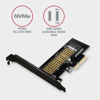 PCEM2-N Adapter wewnetrzny PCIe x4, 1x M.2 NVMe M-key slot, SP & LP AXAGON