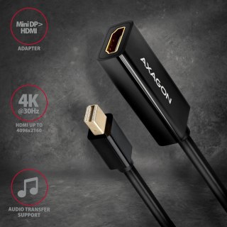 RVDM-HI14N Adapter aktywny Mini DP > HDMI 1.4, 4K/30Hz AXAGON