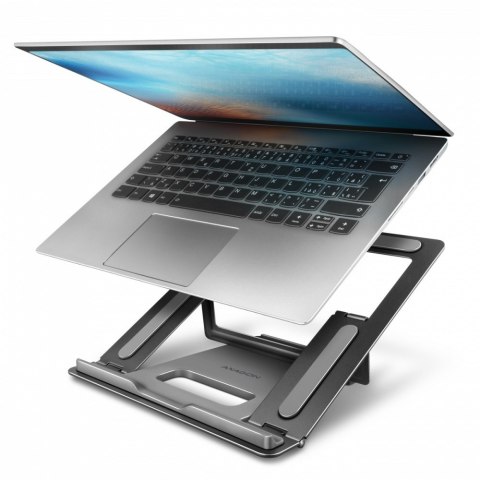 STND-L Podstawka do laptopów aluminiowa 10-16", 4 regulowane kąty nachylenia AXAGON
