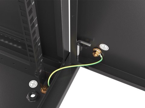 Szafa wisząca 19 12U 600x600 cz WF01-6612-00B Lanberg