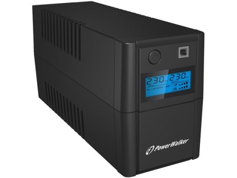 UPS LINE-INTERACTIVE 850VA 2X 230V PL OUT, RJ11 IN/OUT, USB, LCD PowerWalker