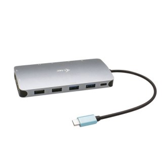 USB-C Metal Nano Stacja Dokująca 3x Display 2x DP 1x HDMI LAN Power Delivery 100 W I-tec
