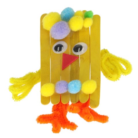 Zestaw kreatywny dla dzieci plastyczny rękodzieło do prac ręcznych XXXL 1200 elementów Kik Sp. z o. o. Sp. k.