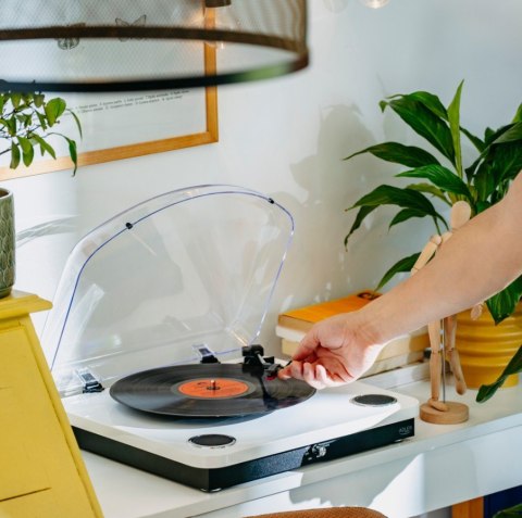 Gramofon AD1914 Biały USB Bluetooth Adler