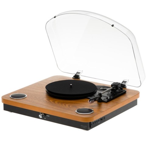Gramofon AD1914 Wood USB Bluetooth Adler