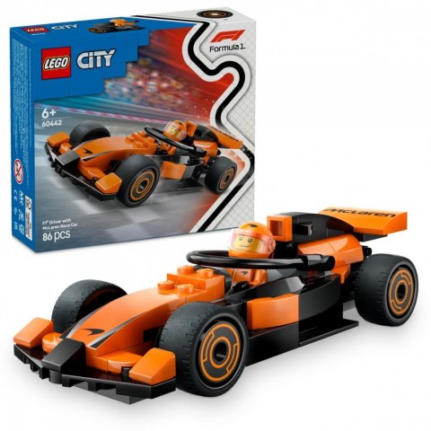 Klocki City 60442 F1 Kierowca i bolid McLaren LEGO
