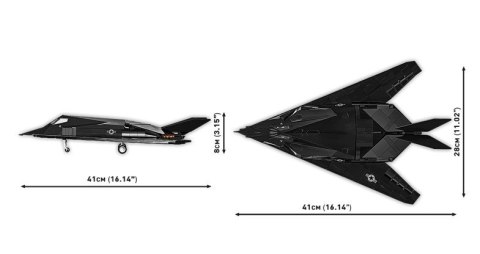 Klocki Lockheed F-117 Nighthawk 795 klocków Cobi Klocki