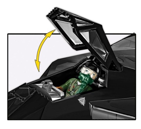 Klocki Lockheed F-117 Nighthawk 795 klocków Cobi Klocki