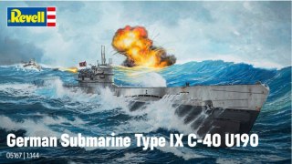 Model plastikowy German Submarine T.IX C/40 1/144 Revell
