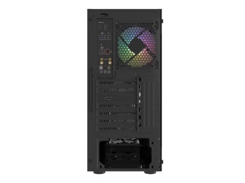 Obudowa Fury Shobo SH4F RGB Midi Tower z oknem Czarna Natec