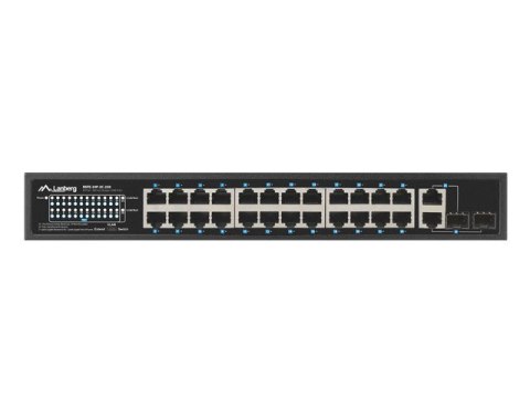 Przełącznik 24X 100MB POE+ /2x COMBO 250W RSFE-24P-2C-250 Lanberg