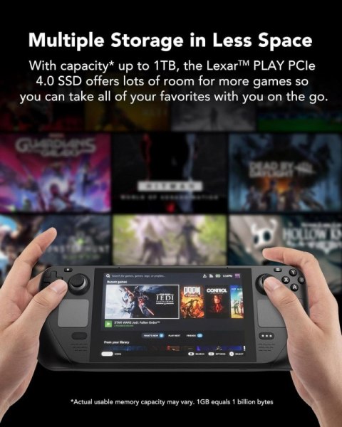 Dysk SSD PLAY 2TB PCIe4.0 2230 5200/4700MB/s Lexar