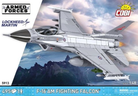 Klocki F-16AM Fighting Falcon 495 elementów Cobi Klocki