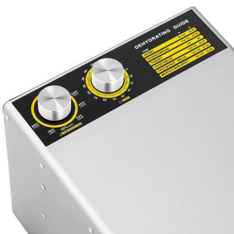 Profesjonalna suszarka do żywności ziół owoców grzybów 6 rusztów 500 W Royal Catering