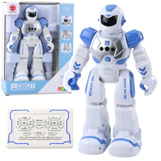 Robot Edukacyjny Zdalnie Sterowany RC Mówi Tańczy Światła Dźwięki Niebieski LEAN Toys
