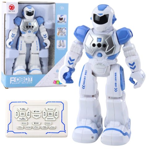 Robot Edukacyjny Zdalnie Sterowany RC Mówi Tańczy Światła Dźwięki Niebieski LEAN Toys