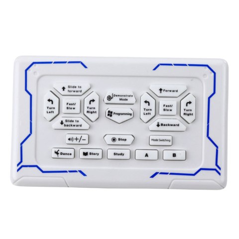 Robot Interaktywny Zdalnie Sterowany RC 16 Funkcji Światła Dźwięki Różowy LEAN Toys