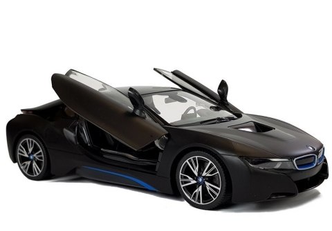 Auto R/C BMW i8 Rastar 1:14 Czarny Drzwi Automatyczne Rastar