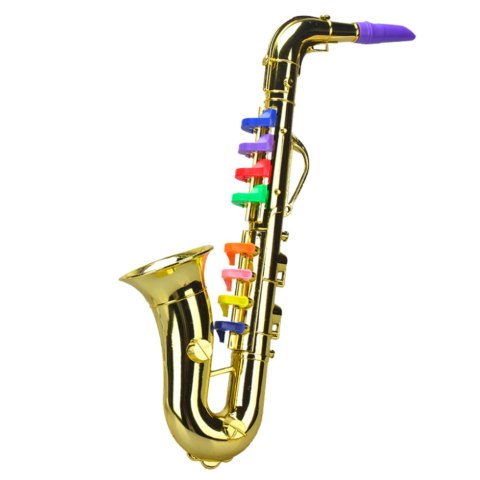Instrument Muzyczny Dla Dzieci Saksofon Zabawkowy Złoty LEAN Toys