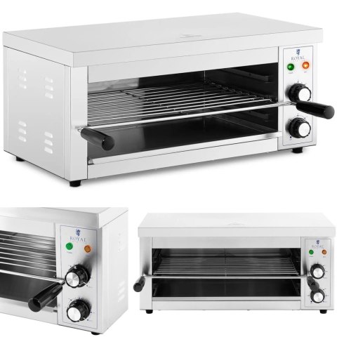 Opiekacz toster salamander do zapiekanek tostów 50-300 C 2500 W Royal Catering