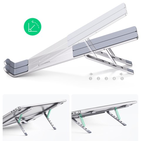 Podstawka pod laptopa składana regulowana srebrny UGREEN