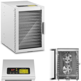 Profesjonalna suszarka do żywności ziół owoców grzybów 12 rusztów 800 W Royal Catering