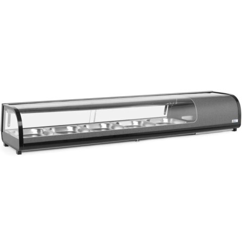 Witryna chłodnicza ekspozycyjna z oświetleniem LED 5 x GN 1/2 190 W ARKTIC