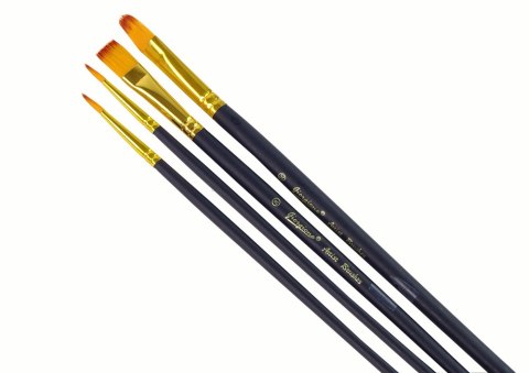 Zestaw Artysty Pędzle 4 Kształty LEAN