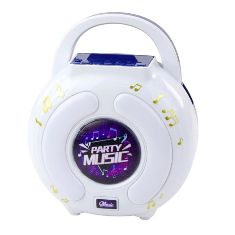 Zestaw Karaoke Dwa Mikrofony Głośnik Bluetooth MP3 Nagrywanie LED LEAN Toys