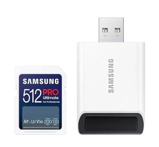 Karta pamięci SD MB-SY512SB/WW 512GB Pro Ultimate + czytnik Samsung