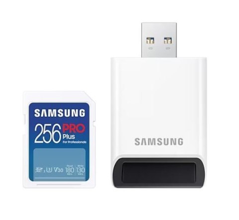 Karta pamięci SD PRO Plus MB-SD256SB/WW 256GB + czytnik Samsung