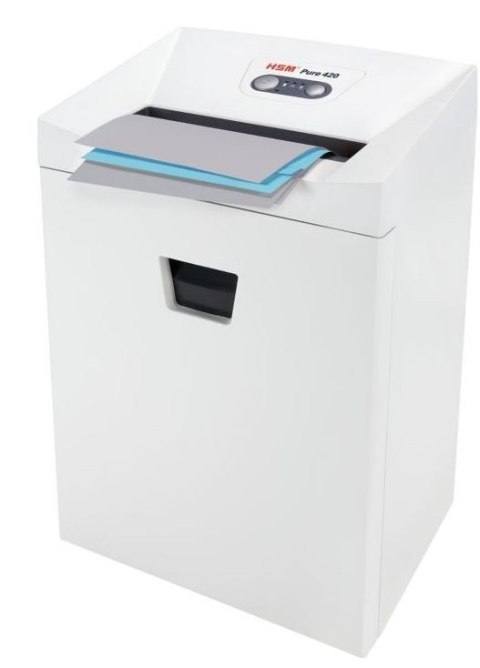 Niszczarka Pure 420 4,5x30mm 16 kartek CD P-4 HSM