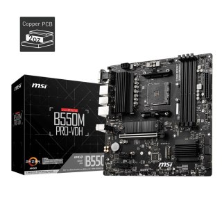Płyta główna B550M PRO-VDH AM4 4DDR4 HDMI/DP/VGA mATX MSI