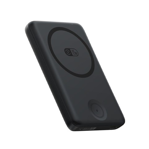 Powerbank 2w1 10000mAh USB-C do iPhona Apple Watch MagSafe 27W z kablem USB-C - czarny BASEUS