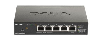 Przełącznik Smart DGS-1100-05PDV2 5xGE (2xPoE) D-Link