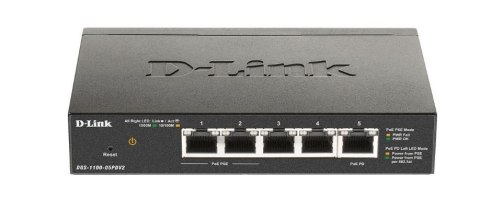 Przełącznik Smart DGS-1100-05PDV2 5xGE (2xPoE) D-Link
