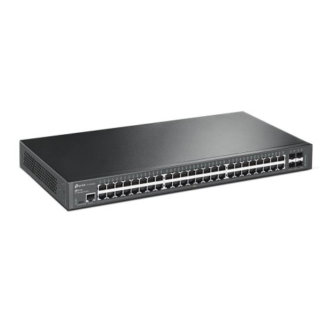 Przełącznik zarządzalny L2+ JetStream, 48 portów gigabitowych, 4 sloty SFP+ 10GE SG3452X TP-LINK