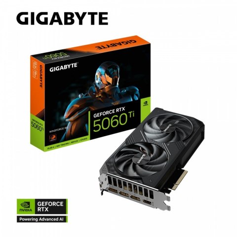 Karta graficzna GeForce RTX 5060 Ti WINDFORCE 8G 128BIT GDDR7 HDMI/3DP Gigabyte