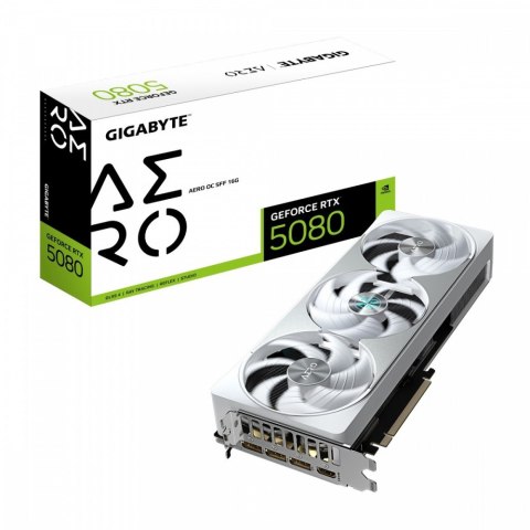 Karta graficzna GeForce RTX 5080 AERO OC SFF 16G 256BIT GDDR7 3DP/HDMI Gigabyte